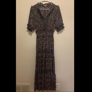 Max Studio long floral print dress